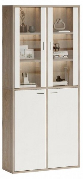 Шкаф-витрина Домино СУ(ш2в2)+2ФС+2ФГ в Кировграде - kirovgrad.mebel24.online | фото 2