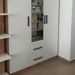 Спальный гарнитур Евро (модульный) Крафт/Белый в Кировграде - kirovgrad.mebel24.online | фото 30