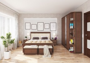 Спальный гарнитур Ливорно орех в Кировграде - kirovgrad.mebel24.online | фото