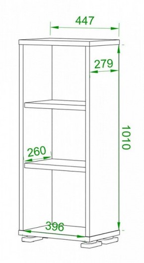 Стеллаж Домино ПУ-10-1 в Кировграде - kirovgrad.mebel24.online | фото 2