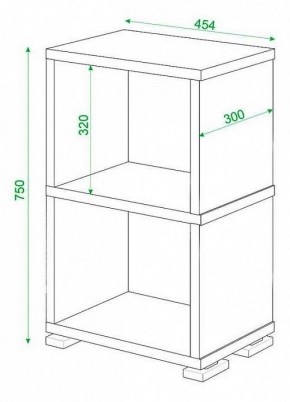 Стеллаж Домино СБ-15/2 в Кировграде - kirovgrad.mebel24.online | фото 2