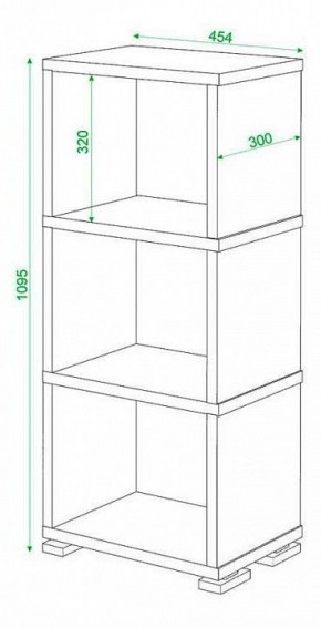 Стеллаж Домино СБ-15/3 в Кировграде - kirovgrad.mebel24.online | фото 2