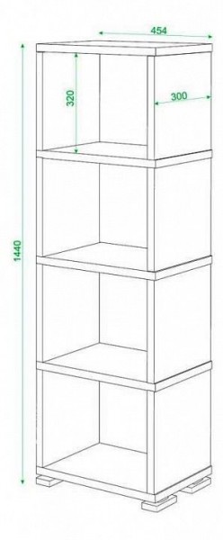 Стеллаж Домино СБ-15/4 в Кировграде - kirovgrad.mebel24.online | фото 3