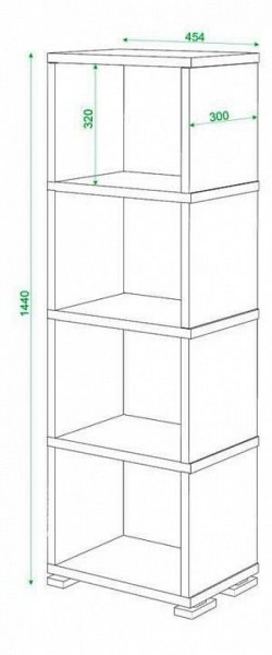 Стеллаж Домино СБ-15/4 в Кировграде - kirovgrad.mebel24.online | фото 3