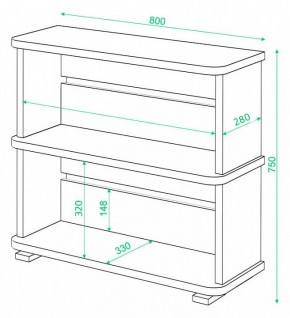 Стеллаж Домино СБ-25/2 в Кировграде - kirovgrad.mebel24.online | фото 3