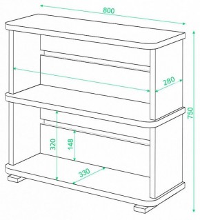 Стеллаж Домино СБ-25/2 в Кировграде - kirovgrad.mebel24.online | фото 2