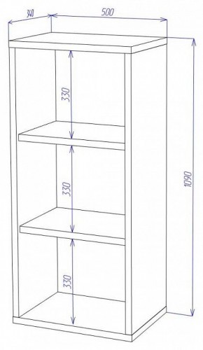 Стеллаж Домино СУ(ш1в1) в Кировграде - kirovgrad.mebel24.online | фото 2