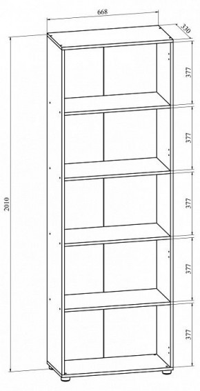 Стеллаж Офис ОФ-30 (открытый) в Кировграде - kirovgrad.mebel24.online | фото 2