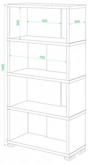 Стеллаж СБ-10/4 в Кировграде - kirovgrad.mebel24.online | фото 2