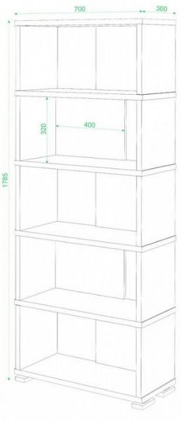 Стеллаж СБ-10/5 в Кировграде - kirovgrad.mebel24.online | фото 2