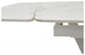 Стол ALATRI 120 GLOSS STATUARIO WHITE SOLID CERAMIC / WHITE, ®DISAUR в Кировграде - kirovgrad.mebel24.online | фото 3