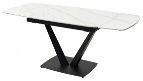 Стол ALATRI 120 MATT WHITE MARBLE SOLID CERAMIC / BLACK, ®DISAUR в Кировграде - kirovgrad.mebel24.online | фото 10