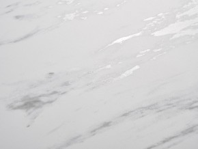 Стол BELLUNO 160 MARBLES KL-99 Белый мрамор матовый, итальянская керамика/ белый каркас, ®DISAUR в Кировграде - kirovgrad.mebel24.online | фото 3