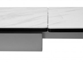 Стол BELLUNO 160 MARBLES KL-99 Белый мрамор матовый, итальянская керамика/ белый каркас, ®DISAUR в Кировграде - kirovgrad.mebel24.online | фото 9