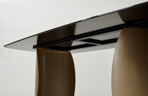 Стол BRONTE 220 KL-188 Контрастный мрамор матовый, итальянская керамика/ Шампань, ®DISAUR в Кировграде - kirovgrad.mebel24.online | фото 6