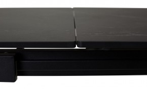 Стол CORNER 120 MATT BLACK MARBLE SOLID CERAMIC / BLACK, ®DISAUR в Кировграде - kirovgrad.mebel24.online | фото 1
