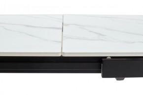 Стол CORNER 120 MATT WHITE MARBLE SOLID CERAMIC / BLACK, ®DISAUR в Кировграде - kirovgrad.mebel24.online | фото 8