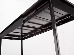 Стол CREMONA 140 HIGH GLOSS STATUARIO Белый мрамор глянцевый, керамика/ черный каркас, ®DISAUR в Кировграде - kirovgrad.mebel24.online | фото 6