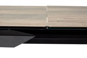 Стол CREMONA 140 KL-61 под дерево, итальянская керамика/ черный каркас, ®DISAUR в Кировграде - kirovgrad.mebel24.online | фото 6