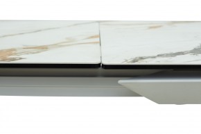 Стол CREMONA 160 KL-188 Контрастный мрамор / белый каркас, ®DISAUR в Кировграде - kirovgrad.mebel24.online | фото 5