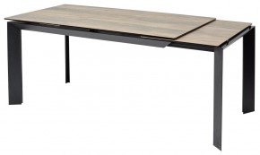 Стол CREMONA 180 KL-61 Под дерево, итальянская керамика / черный каркас, ®DISAUR в Кировграде - kirovgrad.mebel24.online | фото 7