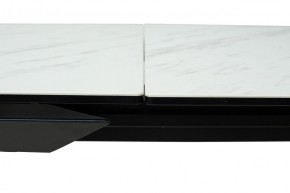 Стол CREMONA 180 KL-99 Белый мрамор матовый, итальянская керамика / черный каркас, ®DISAUR в Кировграде - kirovgrad.mebel24.online | фото 12