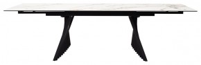 Стол IVAR 180 MARBLES KL-188 Контрастный мрамор, итальянская керамика, ®DISAUR в Кировграде - kirovgrad.mebel24.online | фото 2