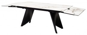 Стол IVAR 180 MARBLES KL-188 Контрастный мрамор, итальянская керамика, ®DISAUR в Кировграде - kirovgrad.mebel24.online | фото 9