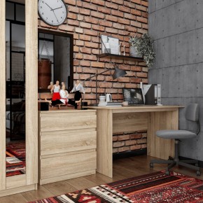 Стол КАСТОР письменный 120х65, цвет Дуб Сонома в Кировграде - kirovgrad.mebel24.online | фото 3