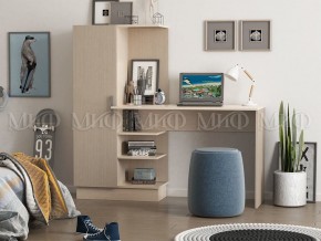 Стол компьютерный №1 (УПКФ) дуб беленый в Кировграде - kirovgrad.mebel24.online | фото