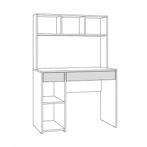Стол компьютерный 12.77 F Комфорт (Дуб Золотой CRAFT) в Кировграде - kirovgrad.mebel24.online | фото 2