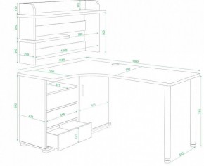 Стол компьютерный Домино нельсон СР-145М в Кировграде - kirovgrad.mebel24.online | фото 2