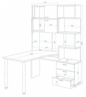 Стол компьютерный Домино СР-500М/140 в Кировграде - kirovgrad.mebel24.online | фото 2