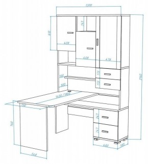 Стол компьютерный Домино СР-620/180 в Кировграде - kirovgrad.mebel24.online | фото 2