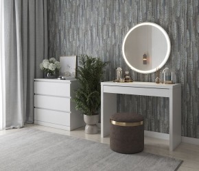 Стол косметический Энкель 100 белый в Кировграде - kirovgrad.mebel24.online | фото 4