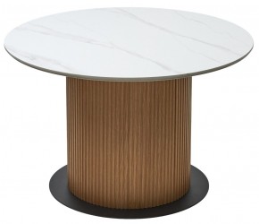 Стол MESA D120 цвет БЕЛЫЙ МРАМОР M326 / Каркас OAK, ®DISAUR в Кировграде - kirovgrad.mebel24.online | фото 7