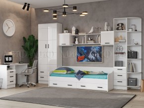 ВЕГА NEW Стол письменный (Белый глянец/белый) в Кировграде - kirovgrad.mebel24.online | фото 2