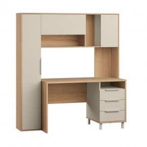 Стол рабочий 12.95 N Комфорт (Дуб сонома, Сатин 7045 PE) в Кировграде - kirovgrad.mebel24.online | фото