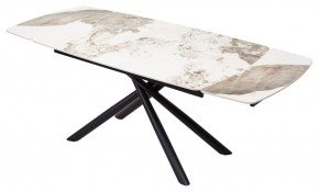 Стол RIVOLI 140 GLOSS LUXURY PANDORA SOLID CERAMIC / BLACK, ®DISAUR в Кировграде - kirovgrad.mebel24.online | фото 2