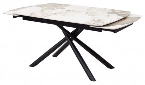 Стол RIVOLI 140 GLOSS LUXURY PANDORA SOLID CERAMIC / BLACK, ®DISAUR в Кировграде - kirovgrad.mebel24.online | фото 5