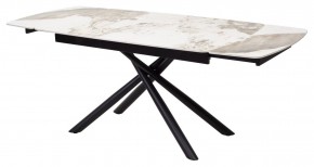 Стол RIVOLI 140 GLOSS LUXURY PANDORA SOLID CERAMIC / BLACK, ®DISAUR в Кировграде - kirovgrad.mebel24.online | фото 7