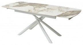 Стол RIVOLI 140 GLOSS LUXURY PANDORA SOLID CERAMIC / WHITE, ®DISAUR в Кировграде - kirovgrad.mebel24.online | фото 5