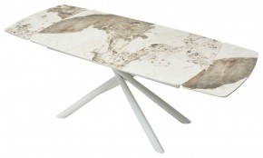 Стол RIVOLI 140 GLOSS LUXURY PANDORA SOLID CERAMIC / WHITE, ®DISAUR в Кировграде - kirovgrad.mebel24.online | фото 6