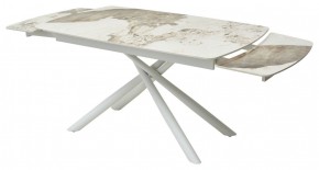 Стол RIVOLI 140 GLOSS LUXURY PANDORA SOLID CERAMIC / WHITE, ®DISAUR в Кировграде - kirovgrad.mebel24.online | фото 8