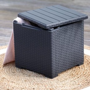 Стол с функцией хранения Виго (Vigo storage box) графит в Кировграде - kirovgrad.mebel24.online | фото 1