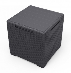 Стол с функцией хранения Виго (Vigo storage box) графит в Кировграде - kirovgrad.mebel24.online | фото 2