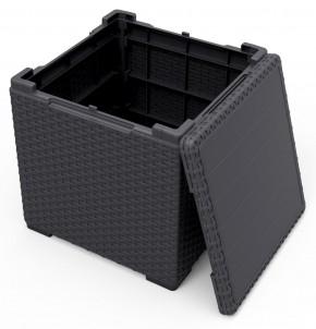 Стол с функцией хранения Виго (Vigo storage box) графит в Кировграде - kirovgrad.mebel24.online | фото 3