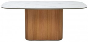 Стол TAMPA 180 цвет БЕЛЫЙ МРАМОР M326, керамика / Каркас OAK, ®DISAUR в Кировграде - kirovgrad.mebel24.online | фото 9
