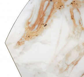Стол TERAMO 135 GLOSS GRAND JADE SOLID CERAMIC, керамика, поворотн.механизм / Черный каркас, ®DISAUR в Кировграде - kirovgrad.mebel24.online | фото 13