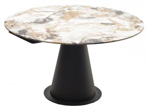 Стол TERAMO 135 GLOSS GRAND JADE SOLID CERAMIC, керамика, поворотн.механизм / Черный каркас, ®DISAUR в Кировграде - kirovgrad.mebel24.online | фото 15